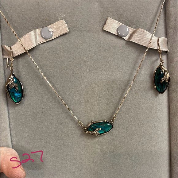 sterling Silver With Albalone Shell - Picture 2 of 5